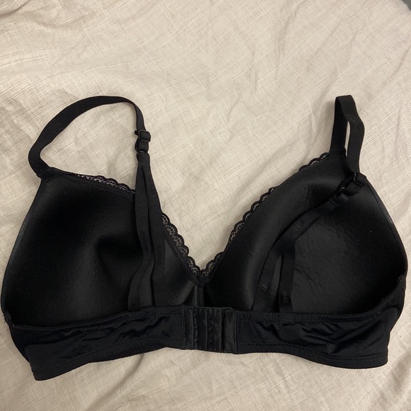 Aerie Real Happy Wireless lightly lined bra in black, size: 38C - Picture 5 of 8